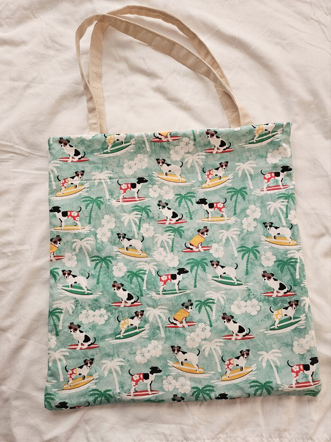Surf n' Dawg Tote Bag