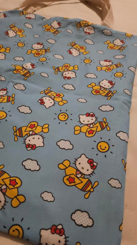Sky High Kitty Tote Bag