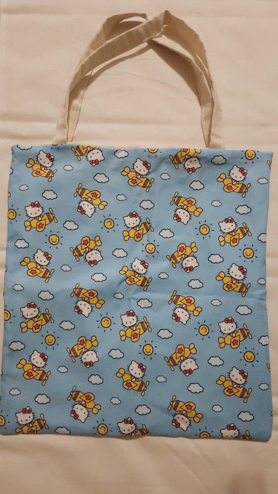 Sky High Kitty Tote Bag